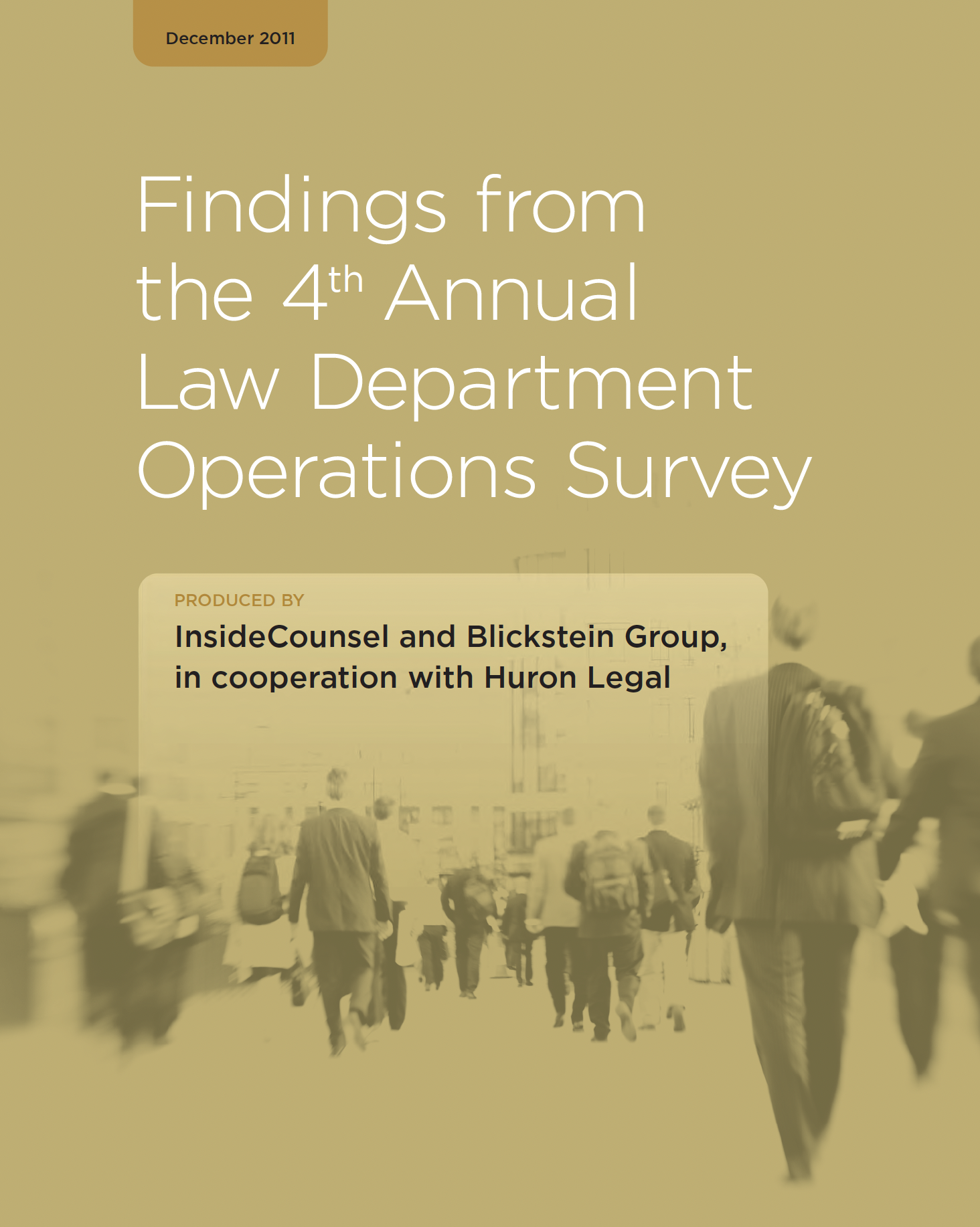 2011 LDO Survey Report cover